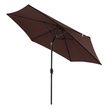  - Parasol Ogrodowy Honolulu Mocha 300 cm średnica (3)