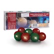  - Ozdoba Świąteczna Cotton Balls kule 10 LED ze świecącą nitką  (1)