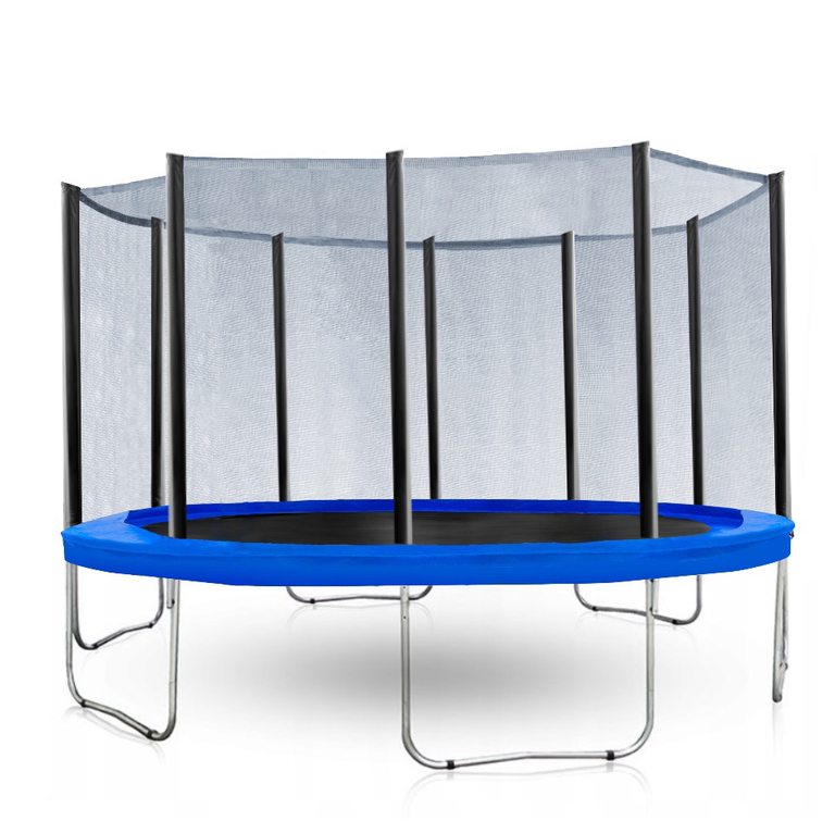  - Trampolina ogrodowa Total Sport 427 cm 14 FT z siatką zewnętrzną (1)